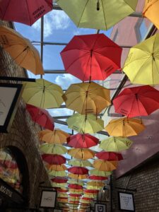 Umbrellas in Camden, London