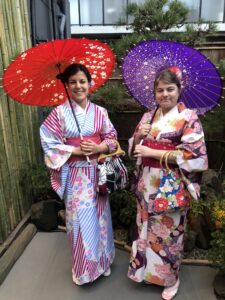 Tea ceremony and kimonos (c) Sian Francis-Cox 2024
