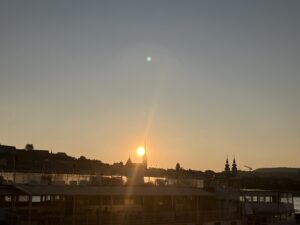 Budapest sunset (c) Sian Francis-Cox 2025