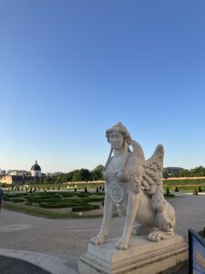 Statue in Belvedere Palace, Vienna
