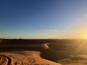 View of desert, Merzourga