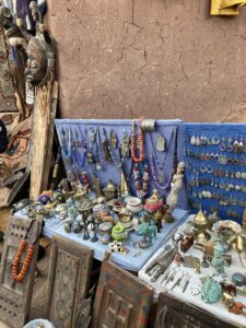 Trinkets in Ait ben Haddou (c) Sian Francis-Cox 2026