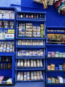 Chefchaouen shop-front (c) Sian Francis-Cox 2026