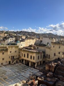 Tannery in Fes, Morocco (c) Sian Francis-Cox 2026