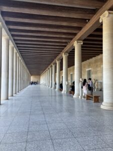 Colonnade at the Museum of the Ancient Agora of Athens (c) Sian Francis-Cox 2026