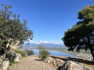 View from Palamidi Fortress at Napflio, Greece (c) Sian Francis-Cox 2026