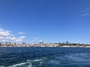 Asian side of Istanbul as seen from the Bosphrous Strait (c) Sian Francis-Cox