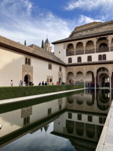 Inner courtyard of the Alhambra, Granada