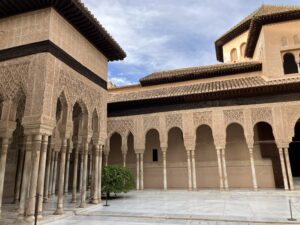 Inner courtyard of the Alhambra, Granada (c) Sian Francis-Cox 2025