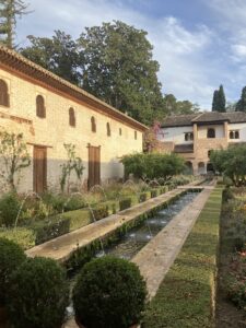 Inner courtyard of the Alhambra, Granada