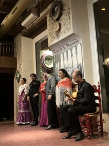 Flamenco dancers in Seville
