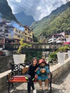 Paddington Bear statue at Aguas Calientes