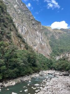 Machu Picchu foothills next to Aguas Calientes