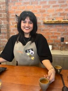 Barista at Terrua Café, Lima