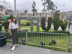 Sign at Plaza Mayor, Lima