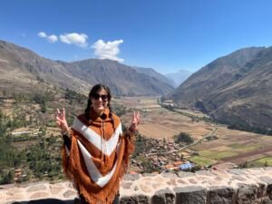 View of the Andean Mountains