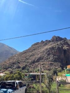 View from Parwa Community Restaurant, Sacred Valley