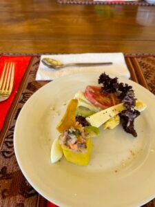 Lunch at Parwa Community Restaurant, Sacred Valley