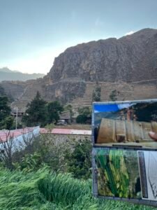 Temple of the sun in Ollantaytambo