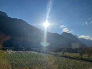 View from the train to Machu Picchu