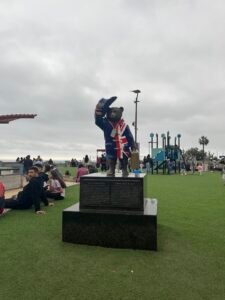 Paddington Bear statue in Lima