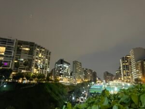 View of Lima at night