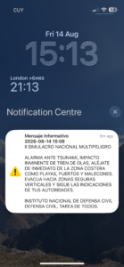 Emergency notice - Peru